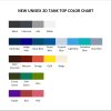 tank top color chart - Beetlejuice Shop