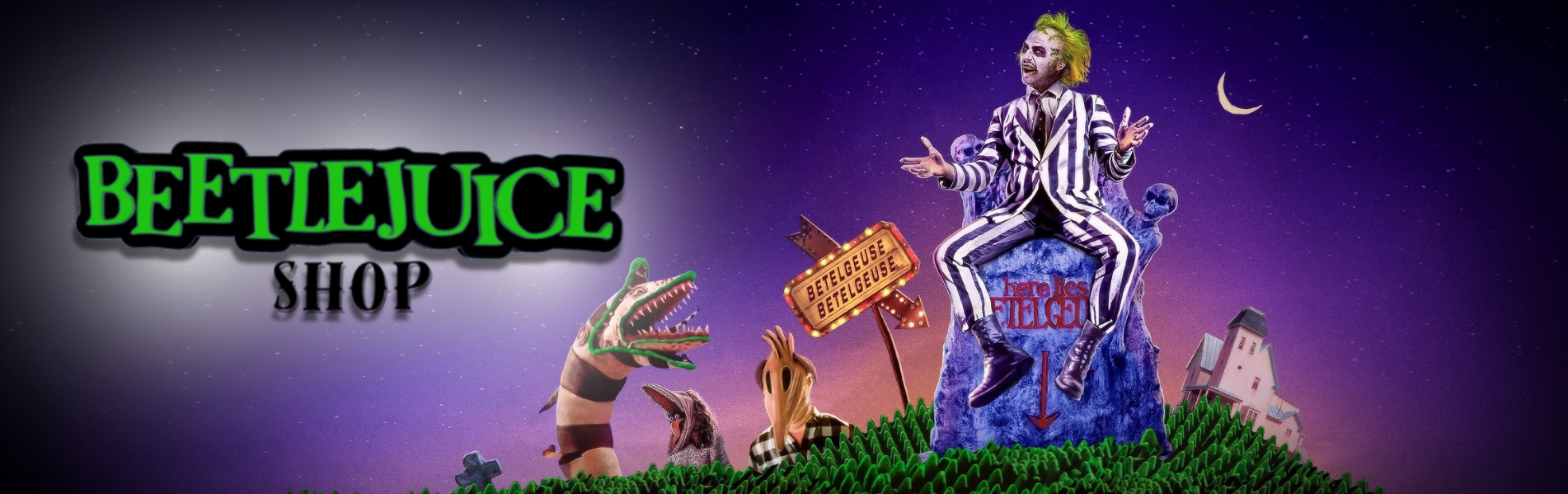 Beetlejuice Shop Banner - Beetlejuice Shop